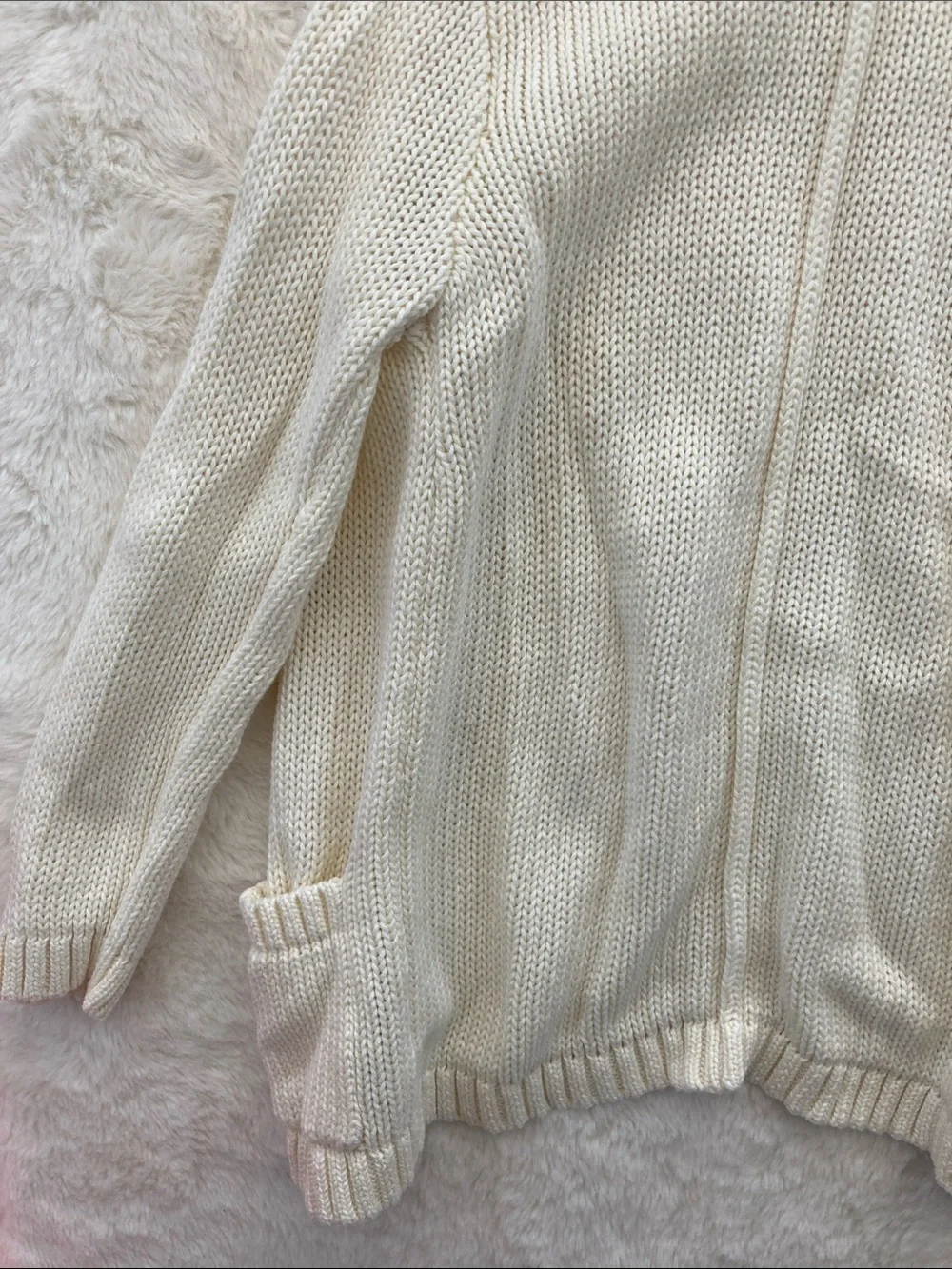 SALE! 50% Off Kids Old Navy Cream Open-Front Knit Cardigan with Pockets Size 5T